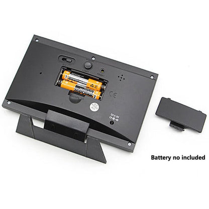 ⏰Promotion du dernier jour 50%🔥Moniteur numérique de température et d'humidité à LED prévisions météo compteur à LED réveil