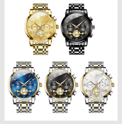 💎Montre Homme Luxe Dodécagone Quartz Nouvelle Multifonction