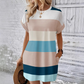 💓Promoção de Verão💓Vestido casual de gola redonda para mulher