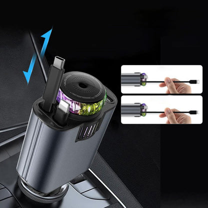 🔋Promoção por tempo limitado 50% DE DESCONTO⚡Carregador 5 em 1, difusor de aromas e teto estrelado