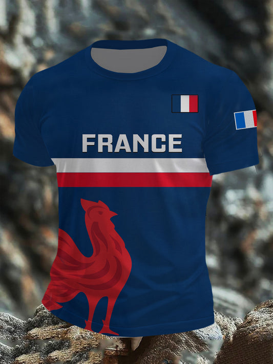 Chemise à manches courtes France Rugby Homme