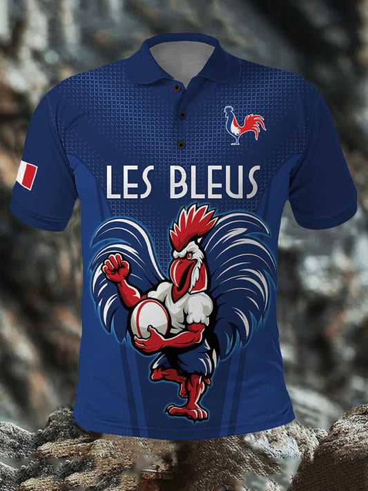 Chemise à manches courtes France Rugby Homme