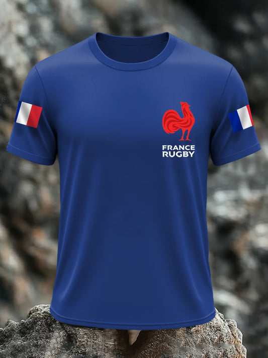 Hommes Rugby Lovers Fans Cadeau Casual Tee