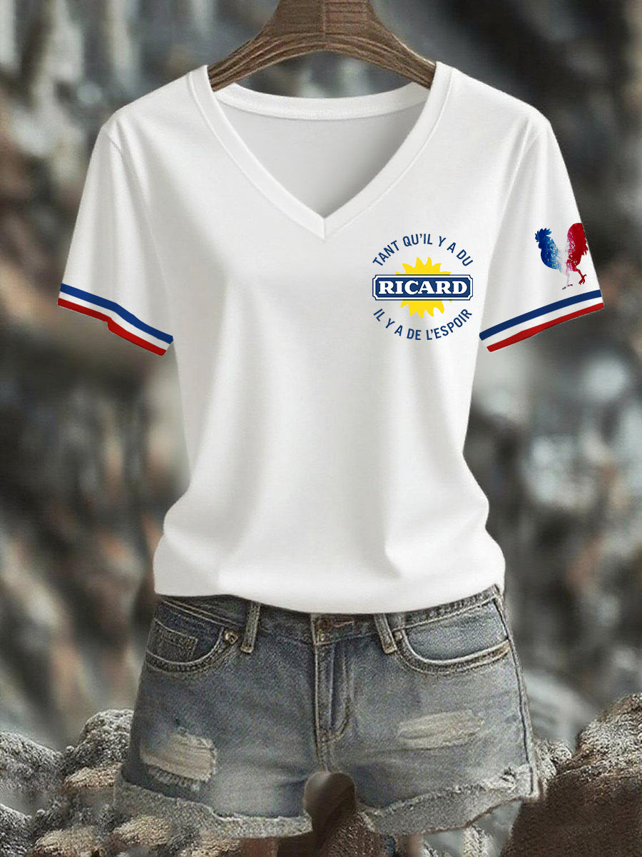 T-shirt manches courtes Ricard Femme