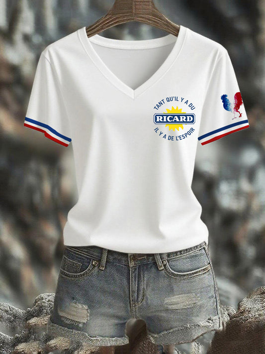 T-shirt manches courtes Ricard Femme