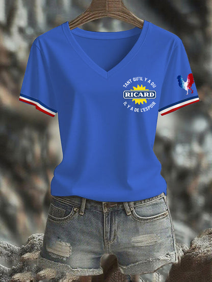 T-shirt manches courtes Ricard Femme