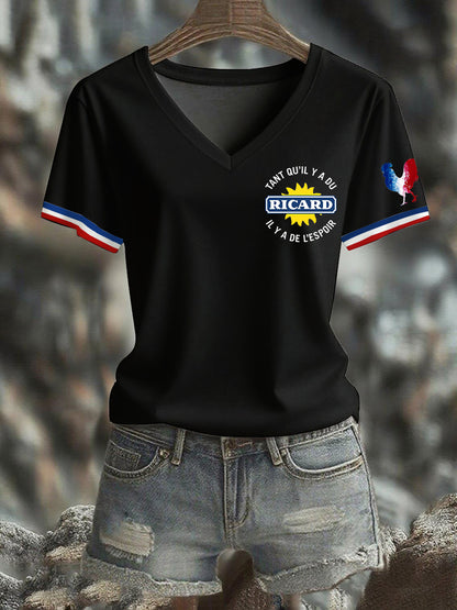 T-shirt manches courtes Ricard Femme