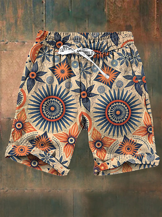 Shorts Décontractés Rétro Homme