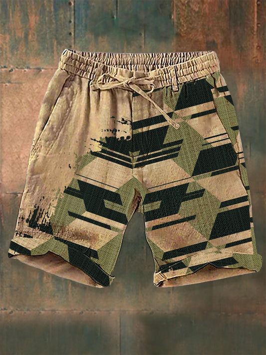 Shorts Décontractés Rétro Homme
