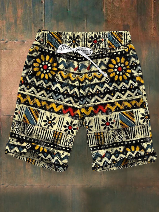 Shorts Décontractés Rétro Homme