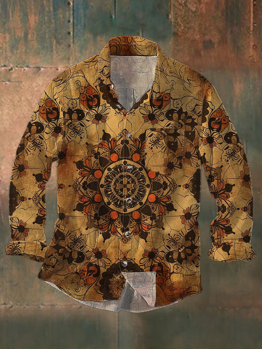 Chemise décontractée à manches longues pour hommes