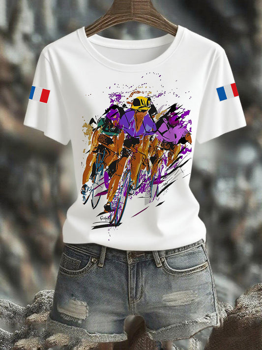 T-shirt manches courtes Tour De France Femmes