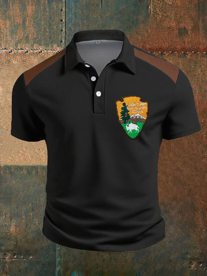 Hauts décontractés imprimés rétro Highland Cow Style Western pour hommes