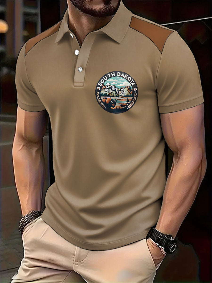 Hauts décontractés imprimés rétro Highland Cow Style Western pour hommes