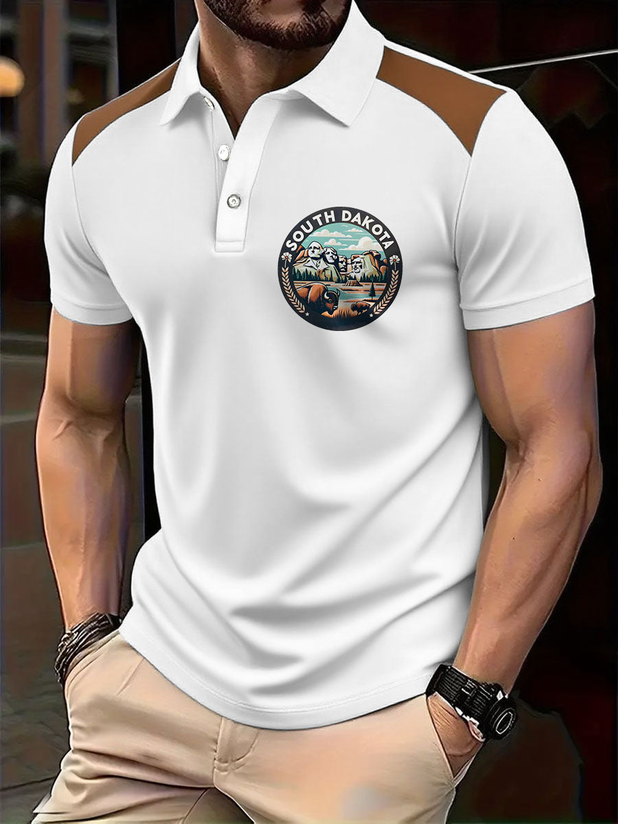 Hauts décontractés imprimés rétro Highland Cow Style Western pour hommes