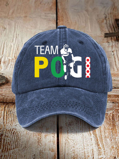 Chapeau Pogi Print Unisexe