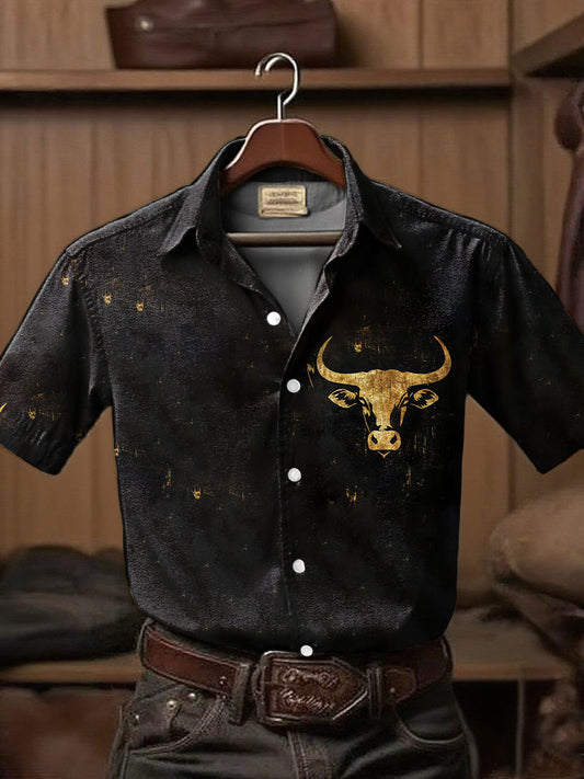 Chemise Western Style Art Imprimé Homme