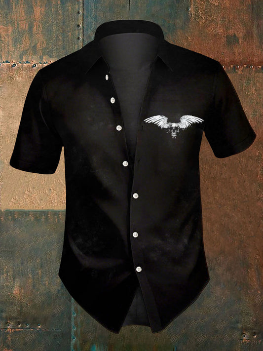 Chemise à manches courtes Halloween Skull Homme