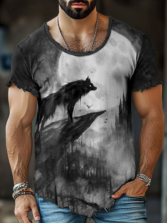 T-shirts à franges Wolf pour homme