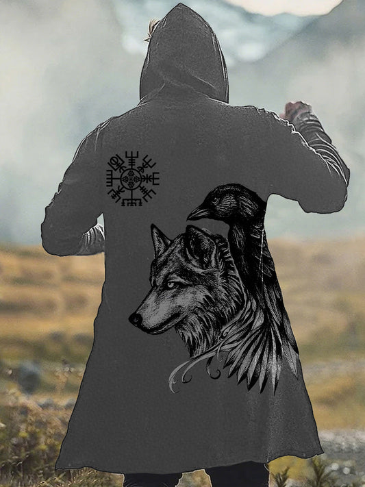 Cardigan à capuche Viking pour homme