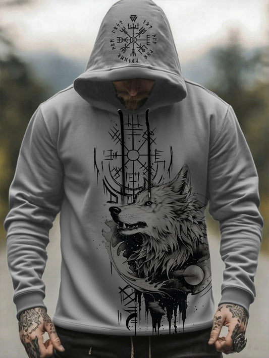 Sweat à capuche Viking pour homme