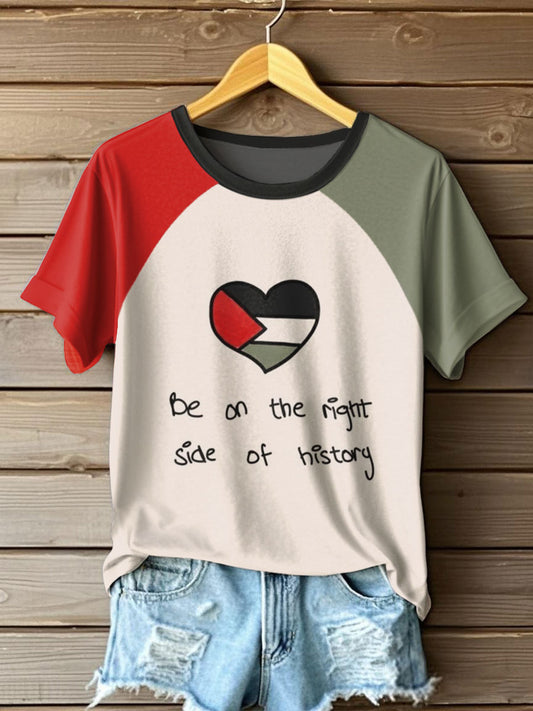 T-shirt imprimé Free Peace Femme