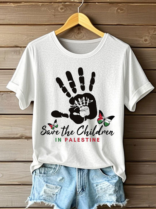 T-shirt imprimé Free Peace Femme