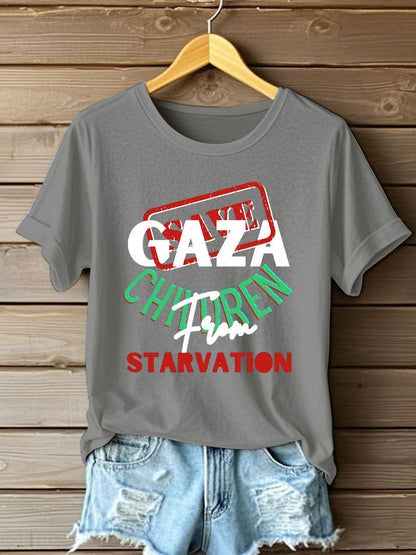 T-shirt imprimé Free Peace Femme