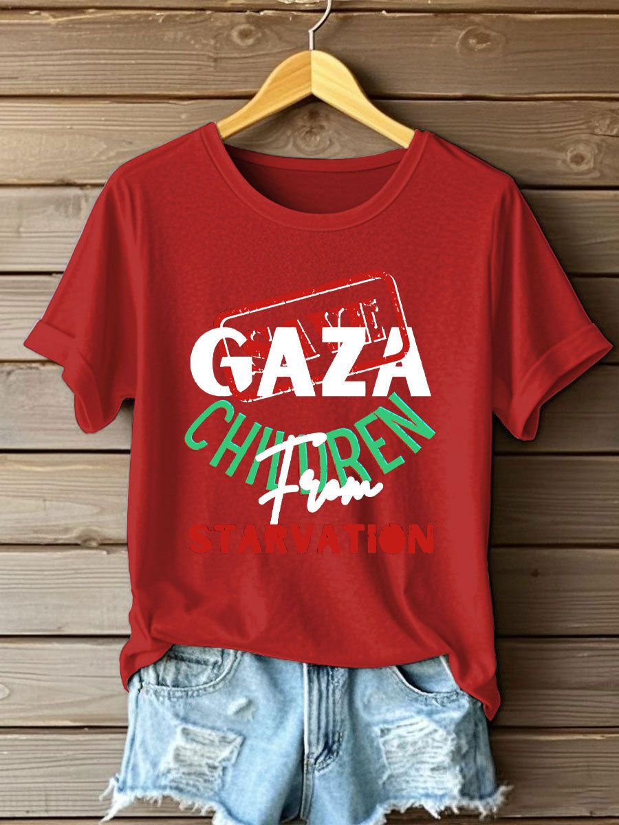 T-shirt imprimé Free Peace Femme