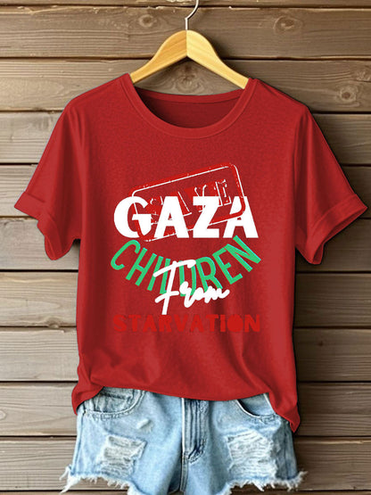 T-shirt imprimé Free Peace Femme