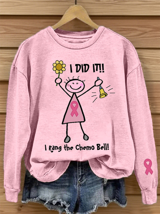 Women's Breast Cancer Awareness Imprimer Sweatshirt