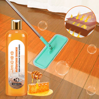 🌿Polidor e condicionador multifuncional à base de cera de abelha para móveis de madeira🐝✨