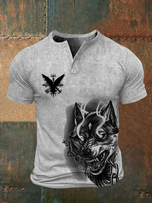 T-shirt imprimé Viking Homme