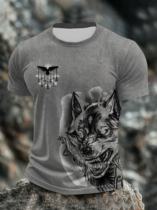 T-shirt imprimé Viking Homme