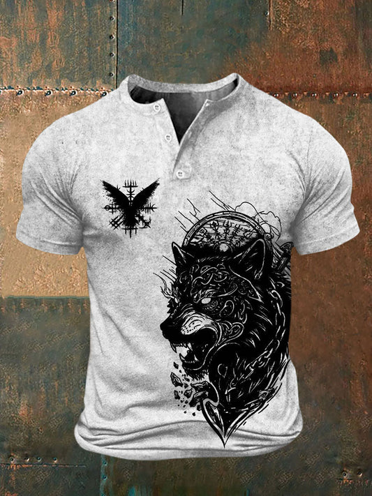 T-shirt imprimé Viking Homme