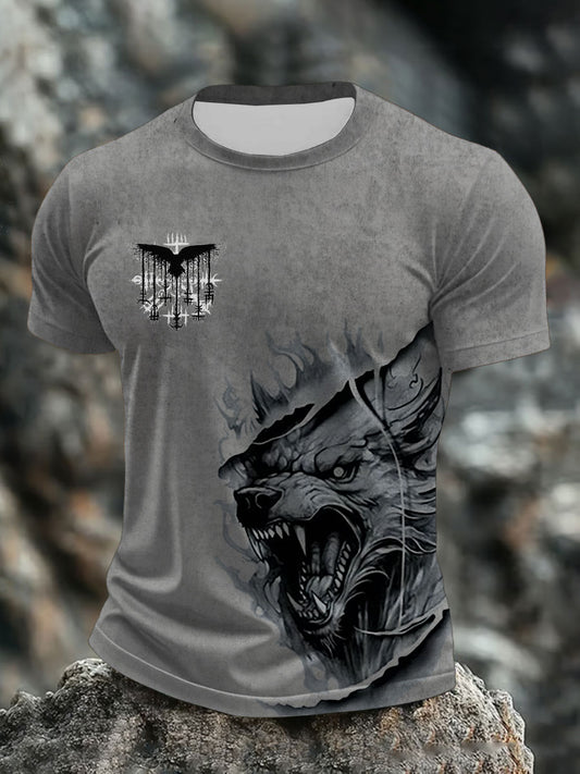 T-shirt imprimé Viking Homme