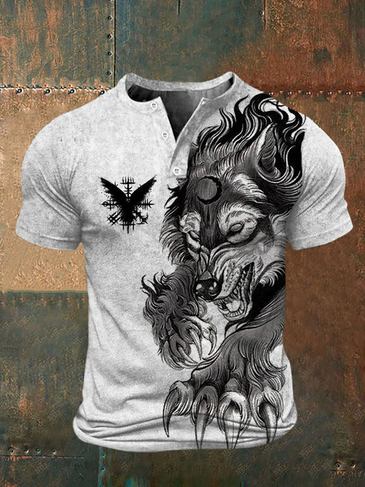 T-shirt imprimé Viking Homme