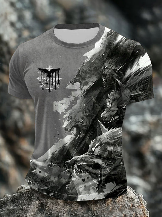 T-shirt imprimé Viking Homme