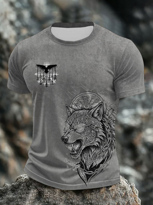 T-shirt imprimé Viking Homme
