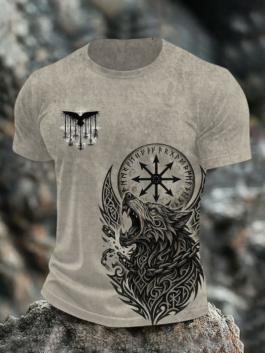 T-shirt imprimé Viking Homme