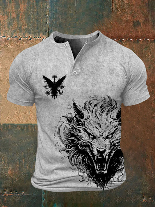 T-shirt imprimé Viking Homme