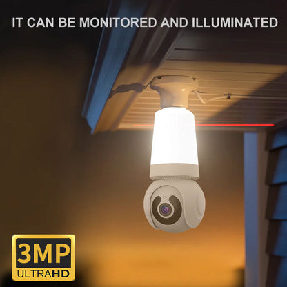 🔥Câmara de segurança WiFi inteligente com iluminação