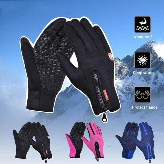 Luvas térmicas quentes para ciclismo, corrida e condução