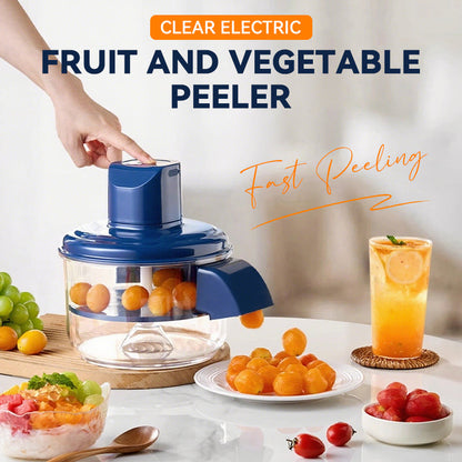 ⏳Desconto de 50% por tempo limitado⏰ Descascador elétrico transparente para frutas e legumes🍇🧄