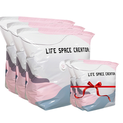 Sacs de compression sous vide sans pompe, grand format