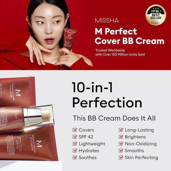 ✨Offre spéciale 2025⌛🔥BB Cream Perfect Cover SPF 42 PA+++