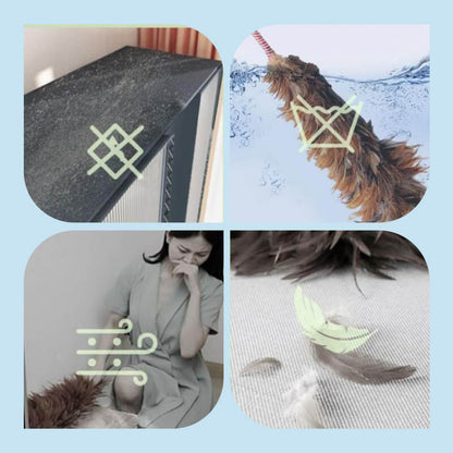 Artifice rétractable de nettoyage de la poussière de fibre de tige