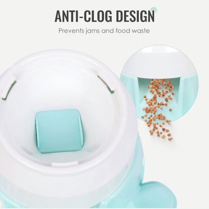 Distributeur de nourriture intelligent Paw-Press de 1,8 L pour animaux de compagnie