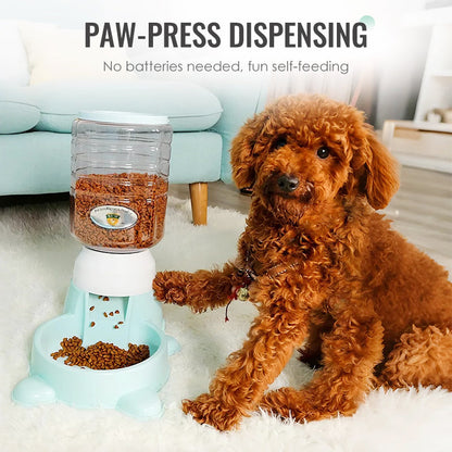 Distributeur de nourriture intelligent Paw-Press de 1,8 L pour animaux de compagnie