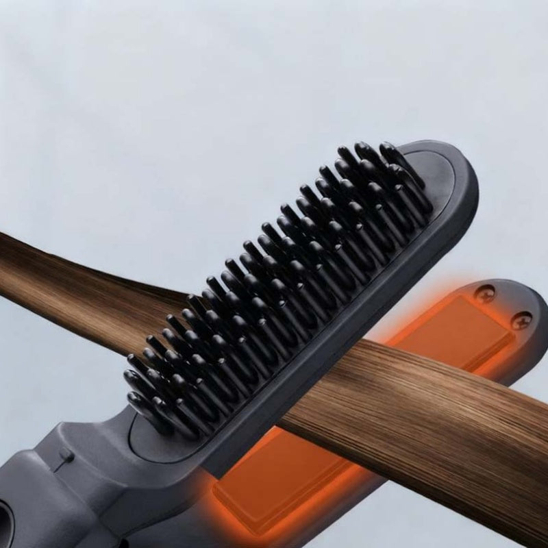 Lisseur et bigoudi portables 2 en 1